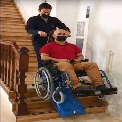 Elevadores móviles oruga discapacitados fabricación